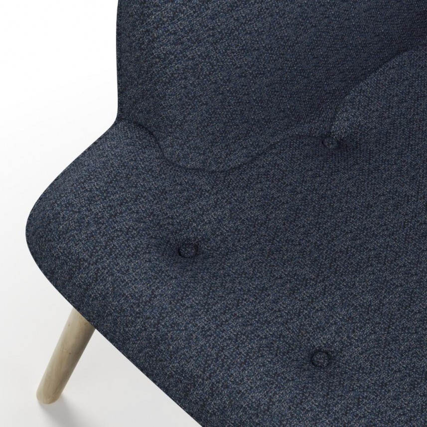 tkanina tapicerska na fotele-łatwego czyszczenia-antybakteryjna-granat