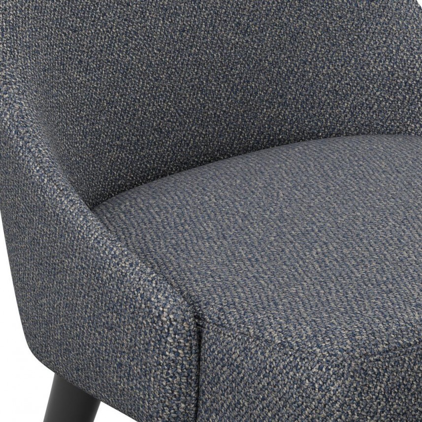 tkanina tapicerska na krzesła-łatwego czyszczenia-antybakteryjna-granat-szary