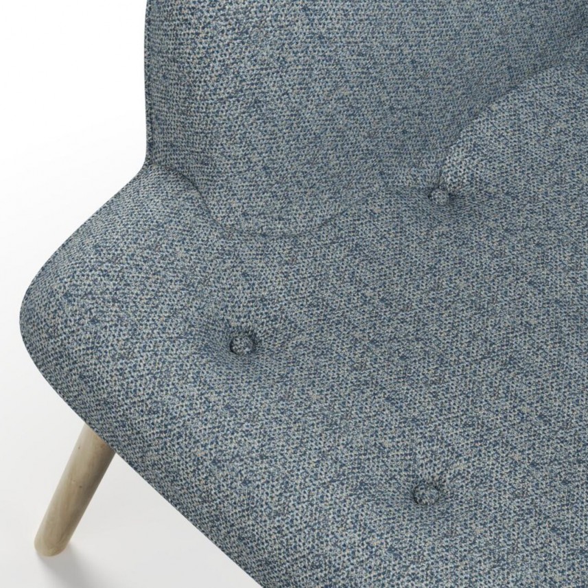 tkanina tapicerska na fotele-łatwego czyszczenia-antybakteryjna-niebieski