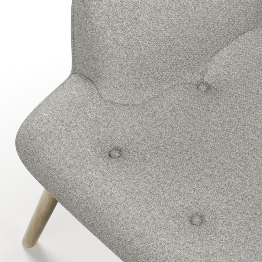 tkanina tapicerska na fotele-łatwego czyszczenia-antybakteryjna-szary-beż