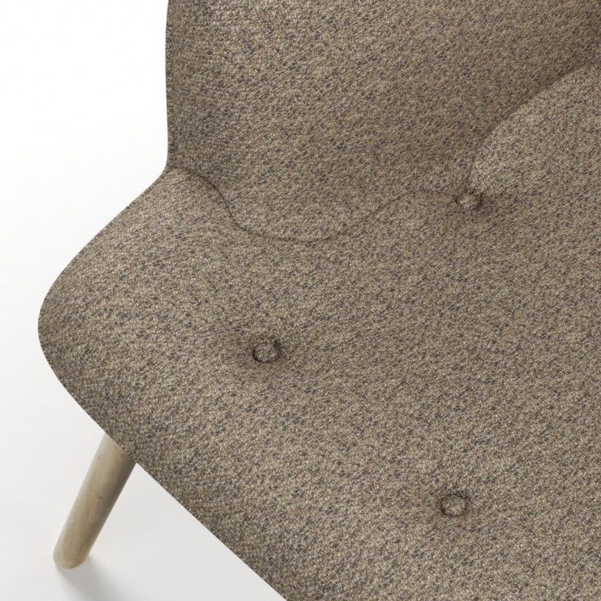 tkanina tapicerska na fotele-łatwego czyszczenia-antybakteryjna-brąz-beż