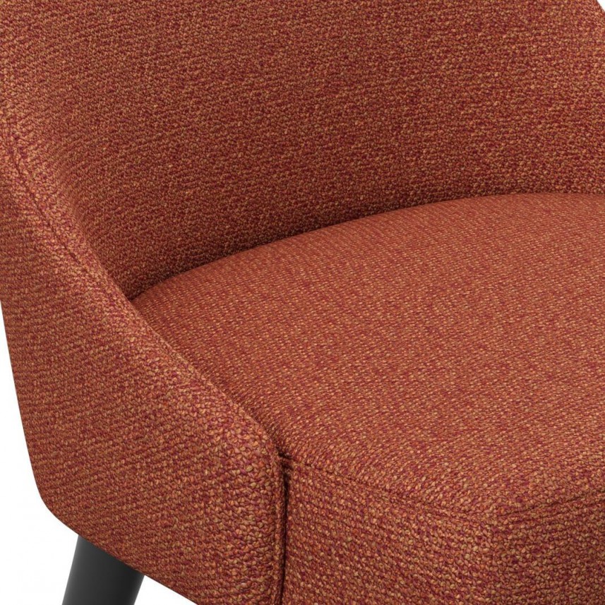 tkanina tapicerska na krzesła-łatwego czyszczenia-antybakteryjna-ceglany
