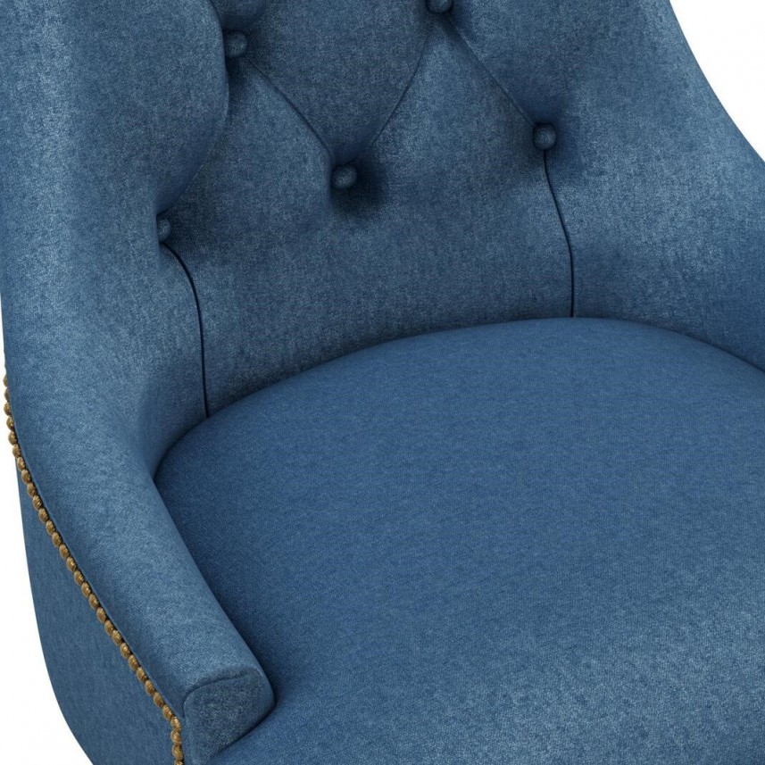 tkanina tapicerska na krzesła-łatwego czyszczenia-antybakteryjna-niebieski
