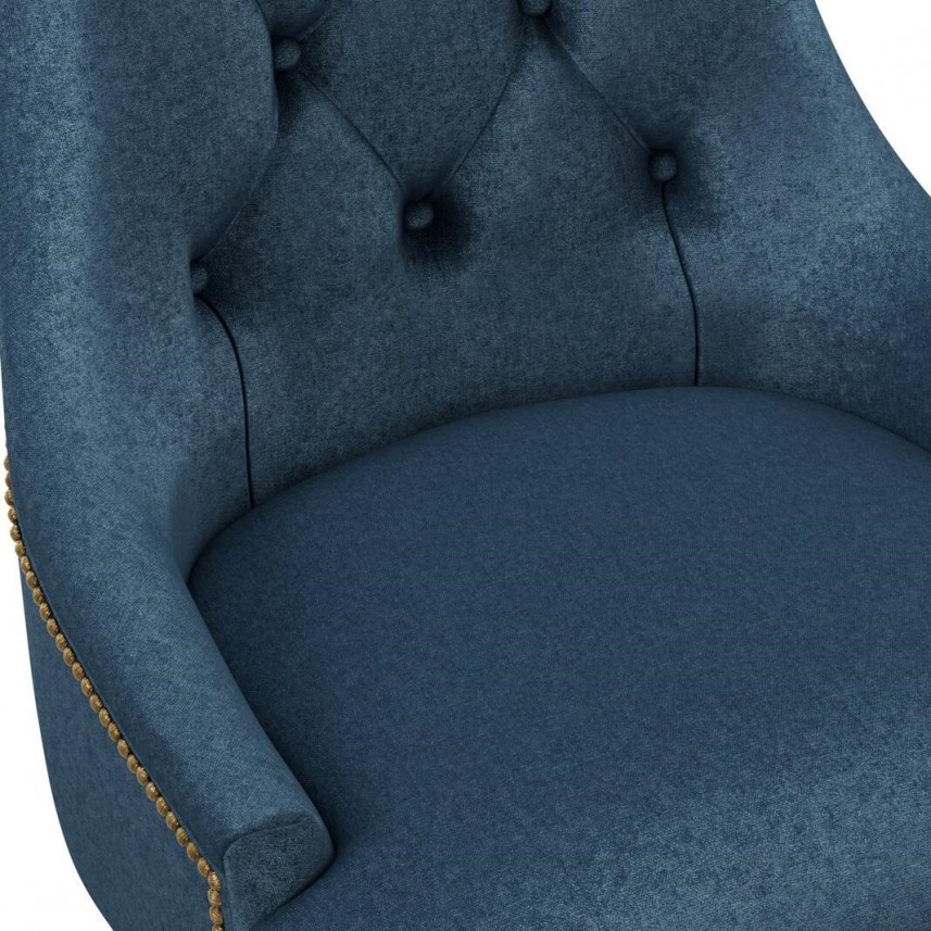 tkanina tapicerska na krzesła-łatwego czyszczenia-antybakteryjna-ciemny niebieski