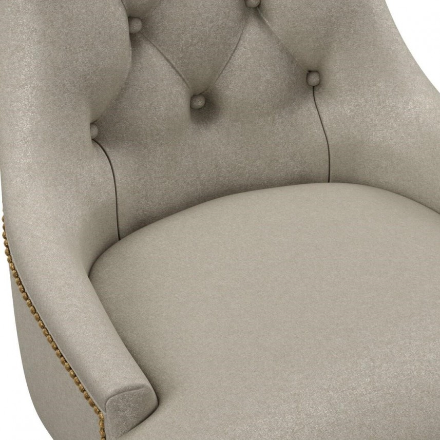 tkanina tapicerska na krzesła-łatwego czyszczenia-antybakteryjna-szarobeżowy