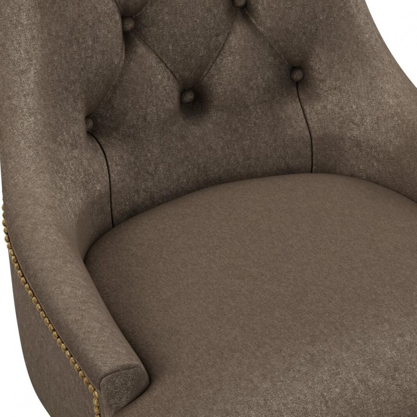 tkanina tapicerska na krzesła-łatwego czyszczenia-antybakteryjna-brąz
