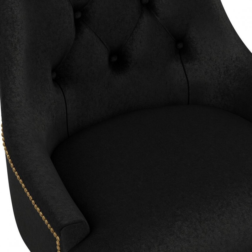 tkanina tapicerska na krzesła-łatwego czyszczenia-antybakteryjna-czarny