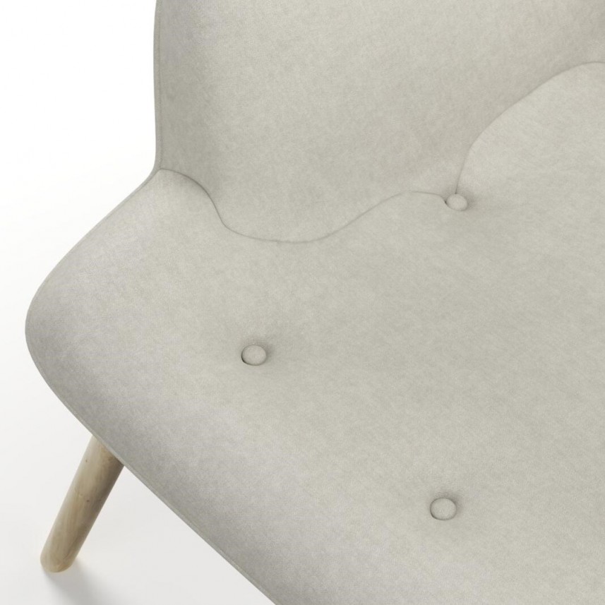 tkanina tapicerska na fotele-łatwego czyszczenia-beżowoszary