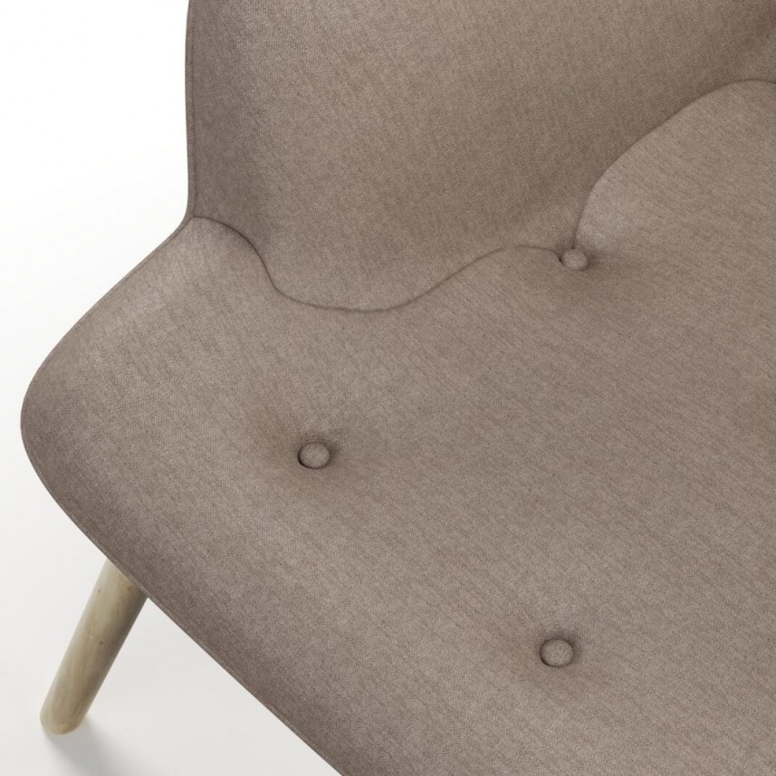 tkanina tapicerska na fotele-łatwego czyszczenia-brąz