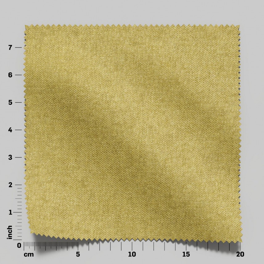 tkanina obiciowa na meble łatwego czyszczenia-żółtozielony-skala
