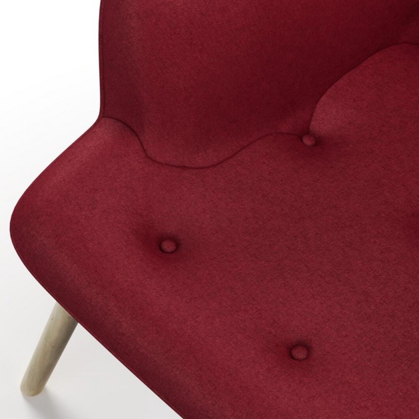 tkanina tapicerska na fotele-łatwego czyszczenia-czerwony