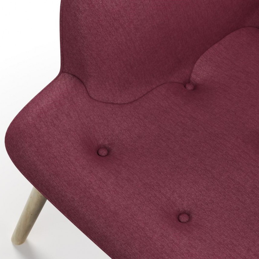 tkanina tapicerska na fotele-łatwego czyszczenia-malinowy