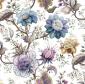 Tkanina-zasłonowa-obiciowa-w kwiaty-do wnętrz romantycznych