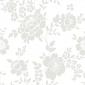 tapeta ścienna kwiaty szare - raport wzoru -  kolekcja  Kingsly72053