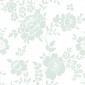 tapeta ścienna kwiaty miętowa zieleń - raport wzoru -  kolekcja  Kingsly72055