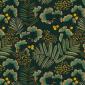 tkanina zasłonowa, tapicerska miłorząb japoński zielony ciemny
