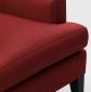tkanina obiciowa w jodełkę łatwego czyszczenia-na fotel-zbliżenie-czerwony-bordo