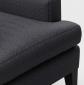 tkanina obiciowa w jodełkę łatwego czyszczenia-na fotel-zbliżenie-czarny-grafit