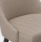 tkanina obiciowa w jodełkę łatwego czyszczenia-na fotel-zbliżenie-brąz-beż