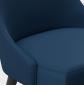 tkanina tapicerska łatwego czyszczenia na krzesła i fotele - plusz  niebieski