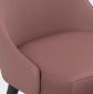tkanina tapicerska łatwego czyszczenia na krzesła i fotele - plusz brudny róż