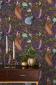 tapeta ścienna w tropikalne ptaki aranżacja - fioletowy - Holden Cascading Gardens 91400