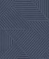 tapeta ścienna z motywem geometrycznych drewnianych paneli - niebieski  - Holden Cascading Gardens 91410