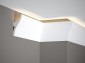 Gzyms - listwa sufitowa, oświetleniowa - Mardom Decor QL010- 200 x 12 x 4,2 cm - podświetlenie LED
