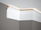 Gzyms - listwa sufitowa, oświetleniowa - Mardom Decor QS011- 200 x 13,5 x 4 cm - podświetlenie LED