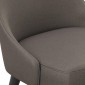tkanina tapicerska na krzesła-łatwego czyszczenia-antybakteryjna-brązowoszary