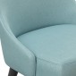 tkanina tapicerska na krzesła-łatwego czyszczenia-antybakteryjna-lazurowy
