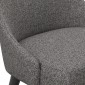 tkanina tapicerska na krzesła-łatwego czyszczenia-antybakteryjna-szary
