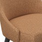 tkanina tapicerska na krzesła-łatwego czyszczenia-antybakteryjna-pomarańczowy