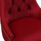 tkanina tapicerska na krzesła-łatwego czyszczenia-antybakteryjna-burgund