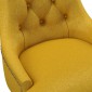 tkanina tapicerska na krzesła-łatwego czyszczenia-antybakteryjna-żółty