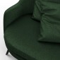 tkanina na obicia mebli łatwego czyszczenia-ciemny zielony
