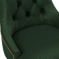 tkanina tapicerska na krzesła-łatwego czyszczenia-antybakteryjna-ciemny zielony