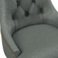 tkanina tapicerska na krzesła-łatwego czyszczenia-antybakteryjna-szarozielony