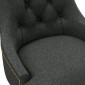 tkanina tapicerska na krzesła-łatwego czyszczenia-antybakteryjna-grafit