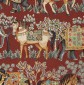 Tkanina w stylu kolonialnym-na zasłony i obicia-gobelin-orient-2505711-brąz